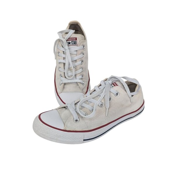 Converse Chuck Taylor Sneakers Women Size 9 Canvas Low Top Retro Festival Grunge - Picture 1 of 13